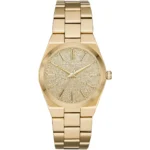 montre michael kors mk6623 cadran doré acier doré pour femme au maroc