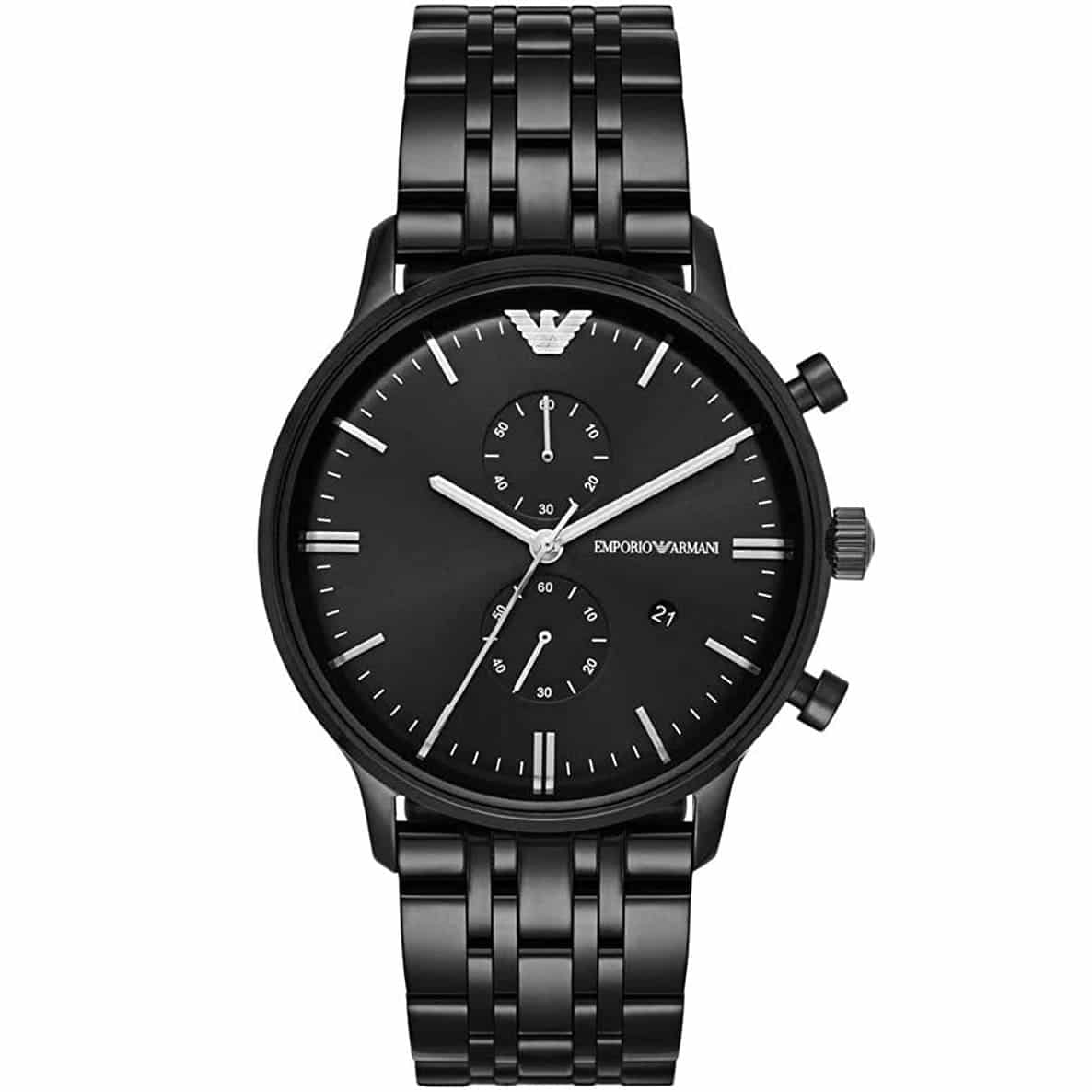 emporio-armani-ar1934-montre-homme-chronographe-noir-face emporio armani ar1934 montre homme chronographe noir face