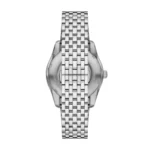 Bracelet en acier inoxydable argenté de la montre Emporio Armani AR60091 Antonio