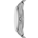 Profil du boîtier en acier inoxydable de la montre Emporio Armani AR60091