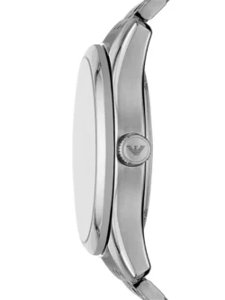 Profil du boîtier en acier inoxydable de la montre Emporio Armani AR60091