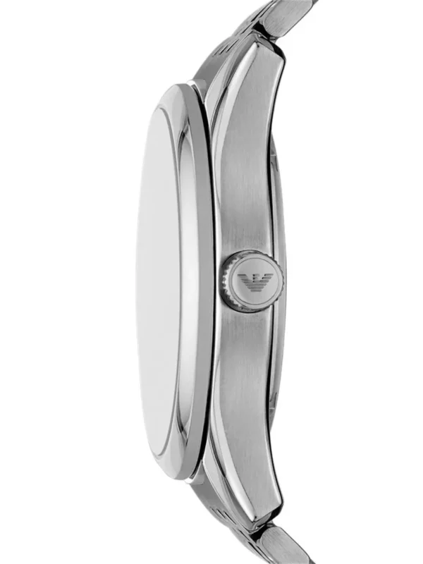 Profil du boîtier en acier inoxydable de la montre Emporio Armani AR60091