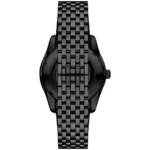 Bracelet en acier inoxydable noir à maillons de la montre Emporio Armani AR60093 Antonio