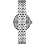 Fond de boîtier acier vissé de la montre Emporio Armani AR11195 dos bracelet