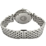 Fond de boîtier acier vissé de la montre Emporio Armani AR11195 avec gravure du logo aigle et référence du modèle