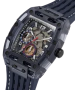 Cadran skeleton multifonction de la montre homme GUESS GW0499G1