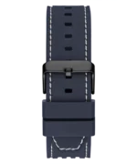 Dos et boucle du bracelet silicone de la montre homme GUESS GW0499G1