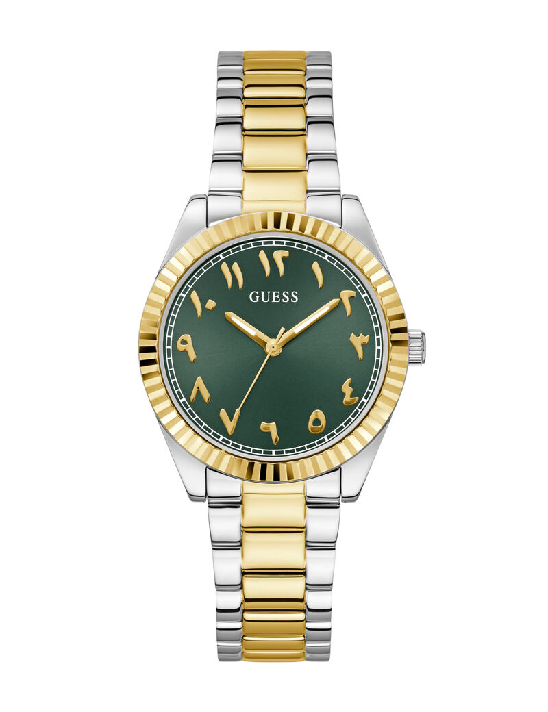 guess-gw0735l2-montre-femme-cadran-vert-chiffres-arabes-face guess gw0735l2 luna montre femme cadran vert chiffres arabes face