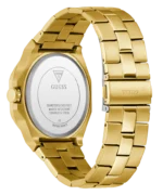 Bracelet en acier doré ouvert de la montre homme GUESS GW0849G2
