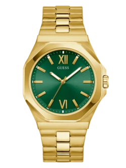 Montre GUESS GW0849G2 Emperor à cadran vert et bracelet acier doré