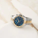 Montre Hugo Boss 1513767 Hero chronographe bicolore avec cadran bleu