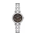 Montre femme Michael Kors MK4894 Laney argentée avec cadran marron et chiffres romains