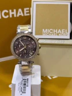 Montre Michael Kors MK6118 Parker présentée dans son écrin original