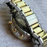 Fermoir déployant du bracelet en acier de la montre Michael Kors MK6118 Parker
