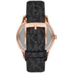 michael kors mk6968 montre femme bracelet cuir noir detail