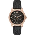michael kors noir mk6968 montre femme cadran noir cristaux face