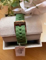 Bracelet silicone vert avec motif logo MK de la montre Michael Kors MK7421