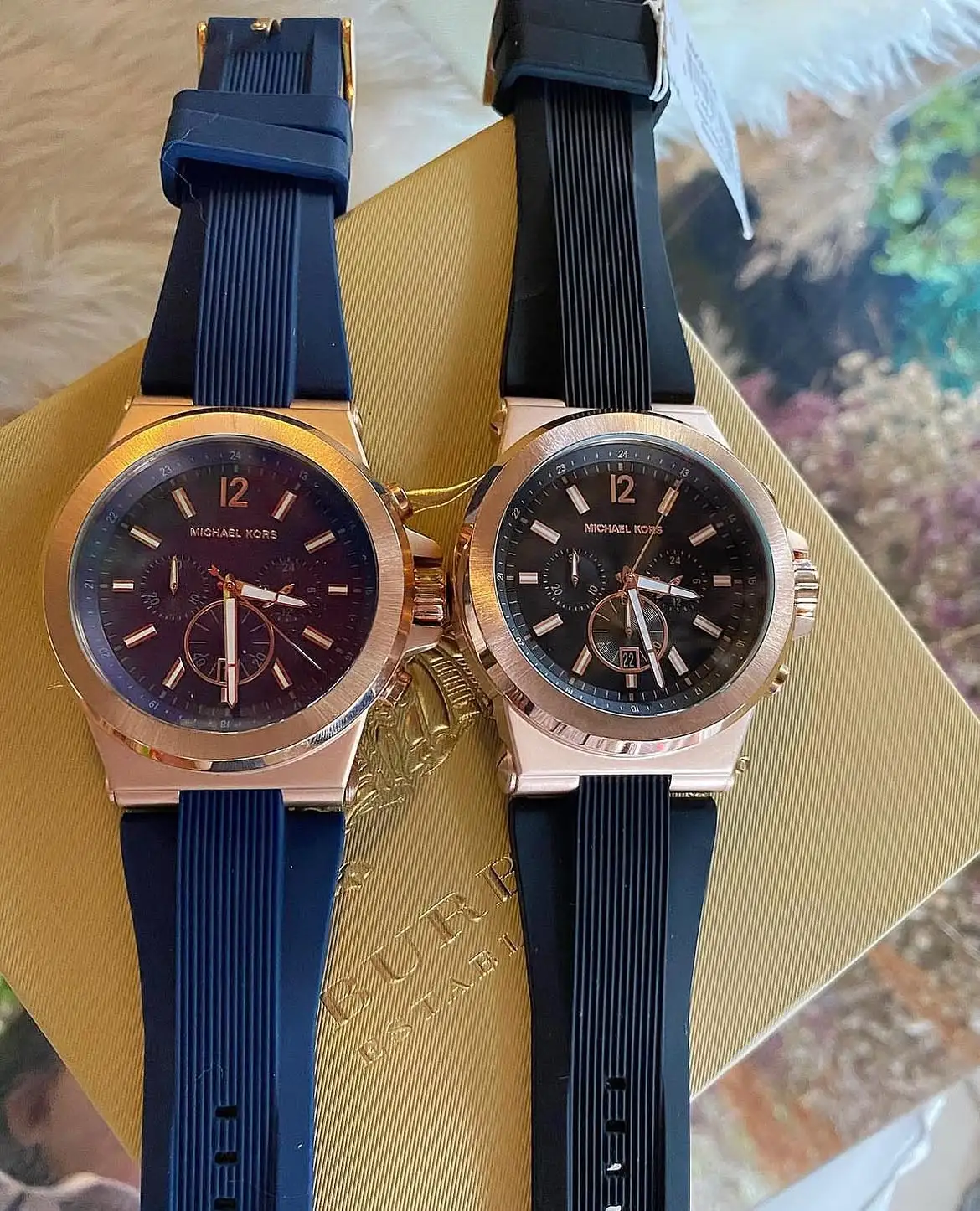 MICHAEL KORS Dylan MK8184 Montre Homme Chronographe Noir et Or Rose michael kors mk8184 mk8295 montre homme comparaison coloris noir bleu