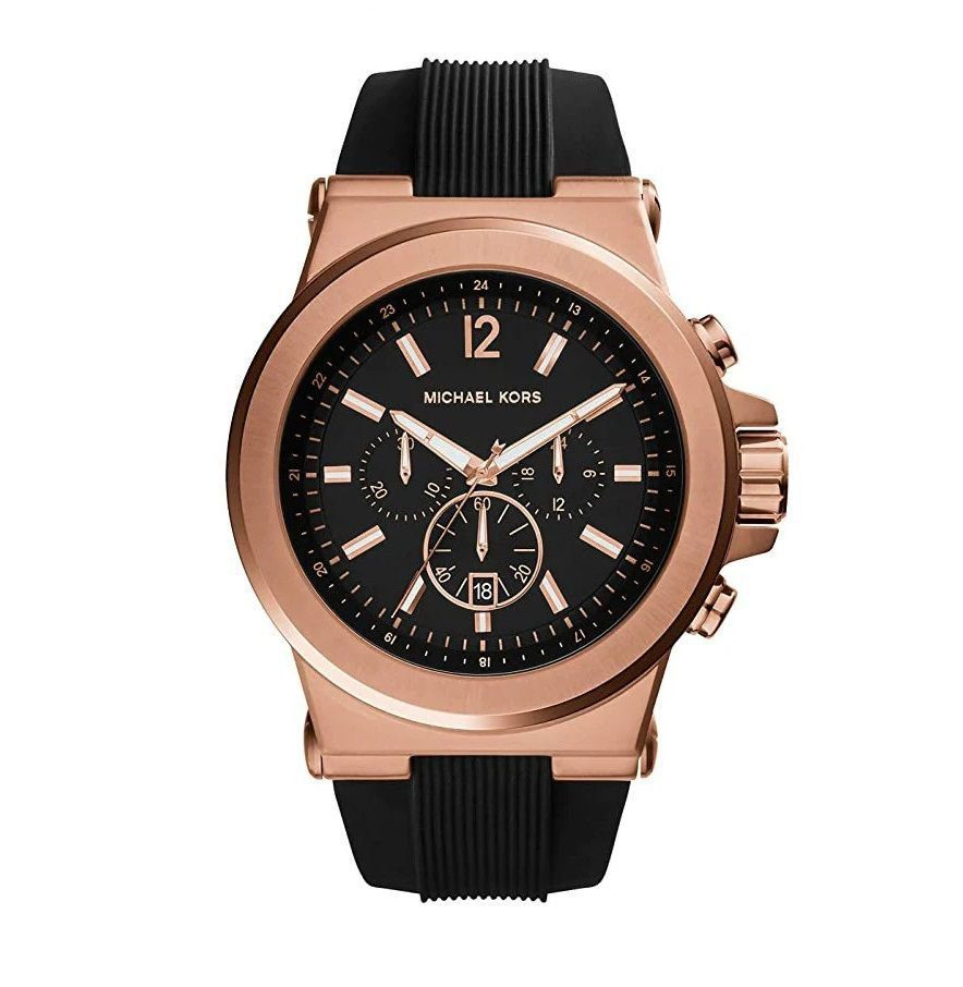 michael-kors-mk8184-montre-homme-cadran-noir-or-rose-face michael kors mk8184 montre homme cadran noir or rose face