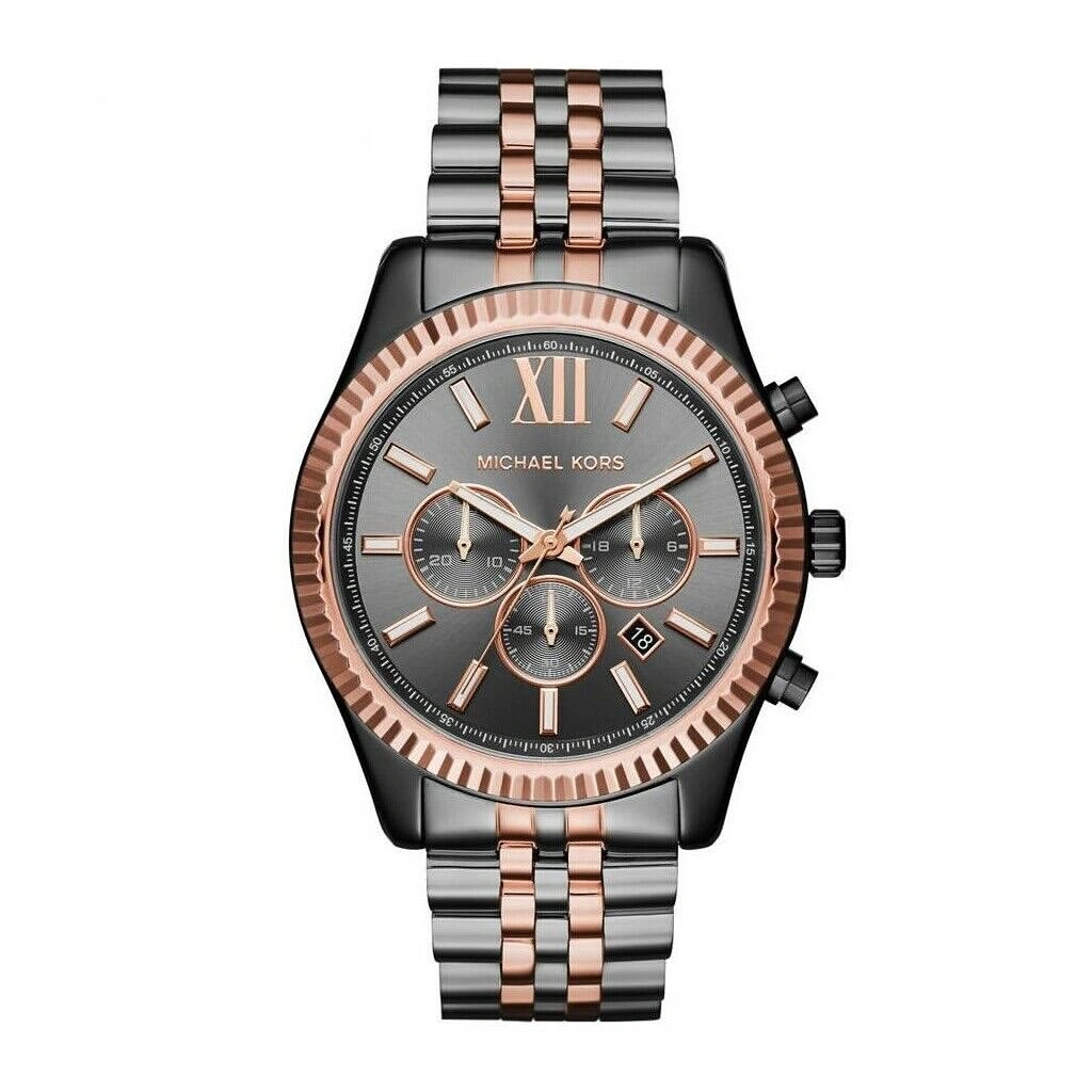 michael-kors-mk8561-lexington-montre-homme-cadran-gris-chronographe-face montre michael kors mk8561 lexington montre homme cadran gris chronographe face