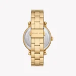 Montre femme Michael Kors MKO1048 dorée avec cadran bleu
