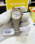 michael kors mk7338 montre femme detail cadran cristaux lunette
