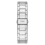 Fermoir et bracelet métallique argenté de la montre Guess GW0320L1