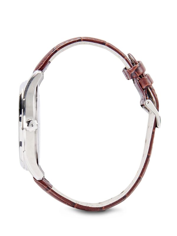 Montre Hugo Boss 1513041 Ambassador cadran gris bracelet cuir croco 43mm
