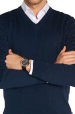 Montre Hugo Boss 1513041 Ambassador cadran gris bracelet cuir croco 43mm
