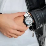 Montre Tommy Hilfiger 1791862 homme, portée au poignet, cadran et bracelet visibles en détail