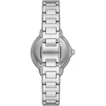 Dos de la Emporio Armani AR11632 montrant le fond du boîtier et le fermoir en acier
