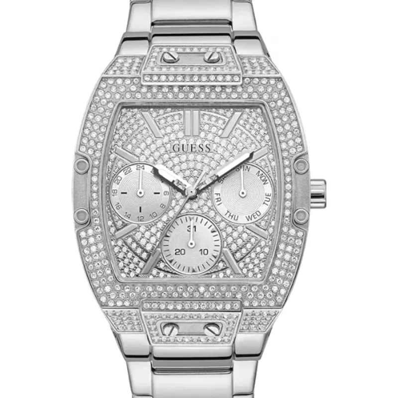 montre guess gw0104l1 cadran argenté acier argent pour femme au maroc