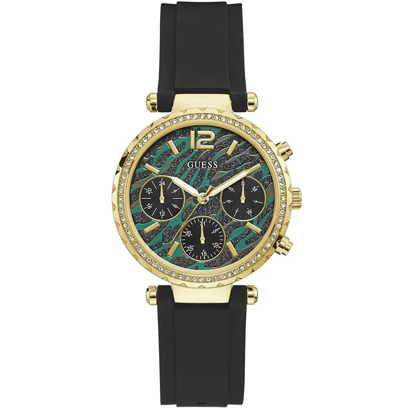 guess gw0113l1 solstice montre femme cadran vert dore au maroc