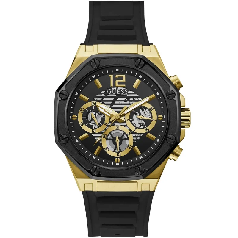 guess gw0263g1 momentum montre homme cadran noir dore au maroc