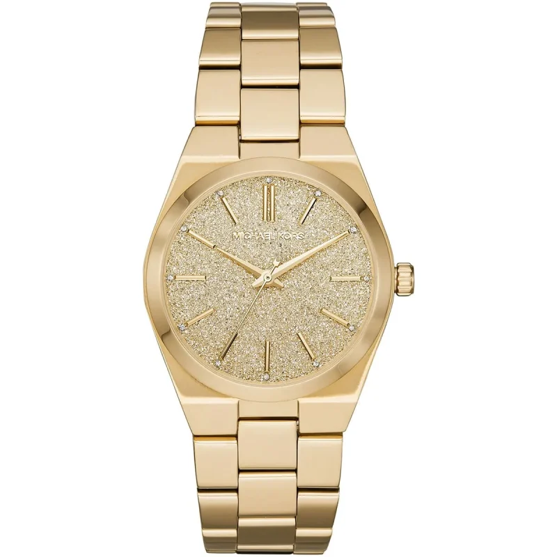 montre michael kors mk6623 cadran doré acier doré pour femme au maroc